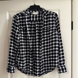 Label of Graded Goods Black & White Plaid Button-Up Shirt